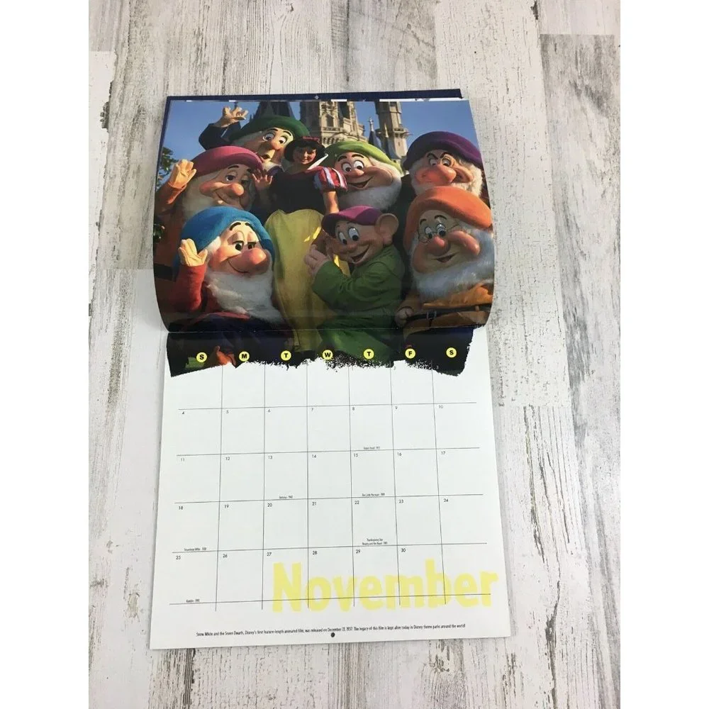 Walt Disney World 100 Years of Magic 2002 Wall Calendar Attraction Photos